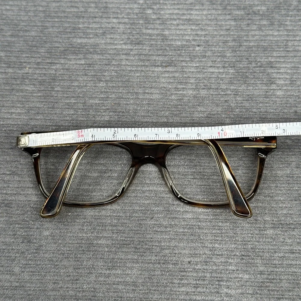 Ray-Ban RB 1536 3602 Tortoise Shell Square Y2K Eyeglass Frames 48-16-130 Vtg